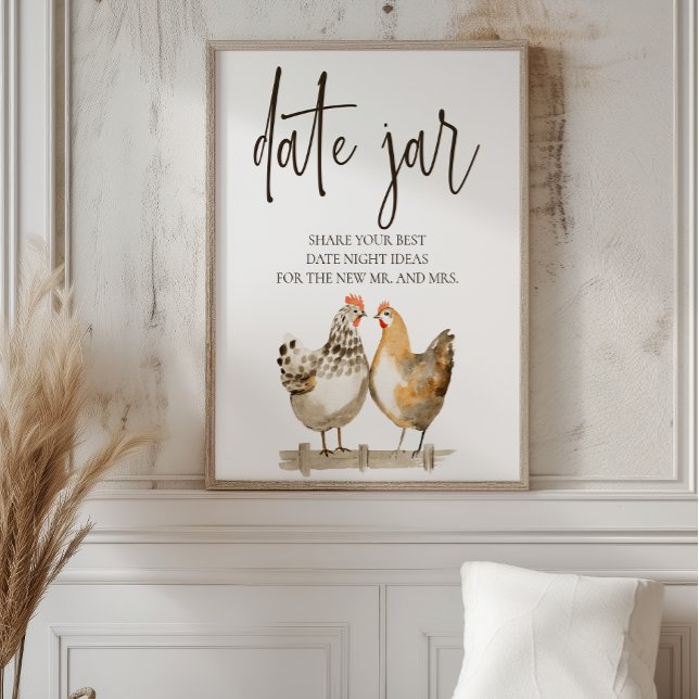 Affiche Panneau d'idée de soirée en amoureux à la ferme de (Créateur téléchargé)