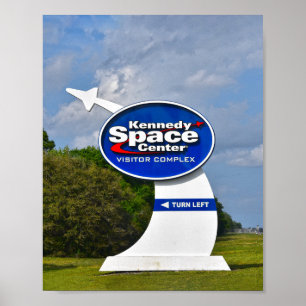 Affiche Panneau du complexe Kennedy Space Center Visitor