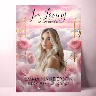 Affiche Panneau du Mémorial du Jardin Céleste des Roses -