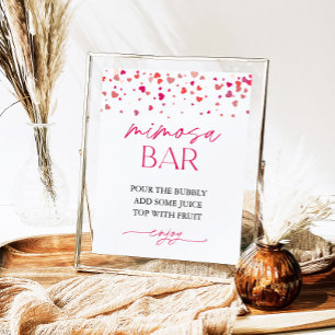 Affiche Panneau du petit Baby shower bar Little Sweetheart