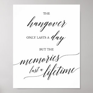 Affiche Panneau élégant en calligraphie noire sur la gueul