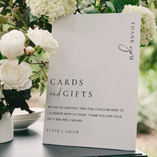 Affiche Panneau Estelle Moderne Minimale Cartes & Cadeaux