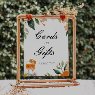 Affiche Panneau Fête des mariées Aperol Spritz Cartes et C