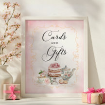 Panneau Fête des mariées Cartes et Cadeaux - Tea P