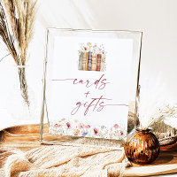 Panneau Fête des mariées Storybook Cartes et cadea