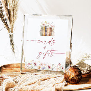 Affiche Panneau Fête des mariées Storybook Cartes et cadea