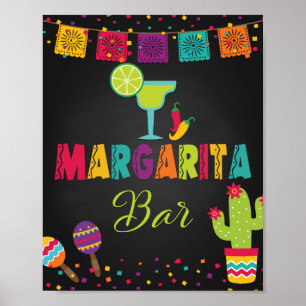 Affiche Panneau Fiesta Margarita Bar