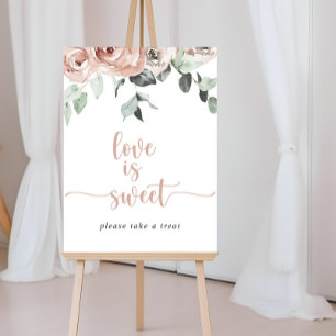 Affiche Panneau Fleur de Rose Rose Poussiéreuse Classique