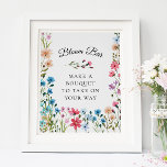 Affiche Panneau fleur sauvage de la barre de fleurs ou de<br><div class="desc">Bar à fleurs ou bar à fleurs fleur sauvage - Une façon douce de remercier vos invités d'être venus. Fournir plusieurs bouquets de fleurs pour que les clients puissent faire un simple bouquet pour prendre leur chemin.</div>