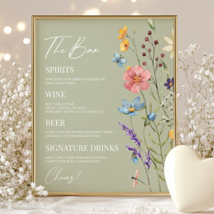 Affiche Panneau fleur sauvage Fleur Fleur Florale Mariage