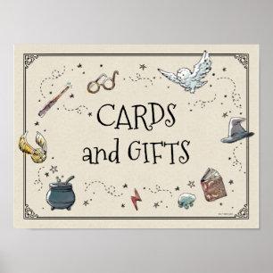 Affiche Panneau Harry Potter First Birday Cartes & Cadeaux