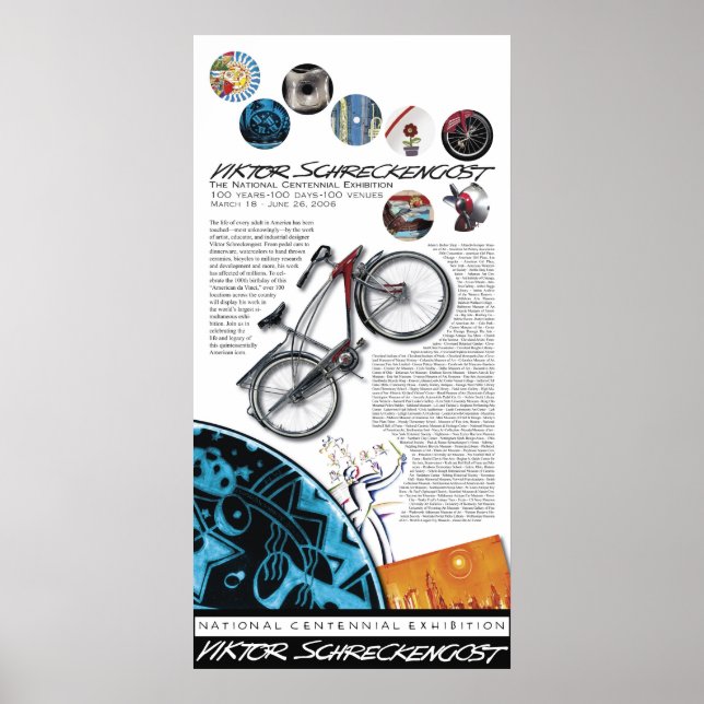 Affiche Panneau Liste des expositions (Devant)