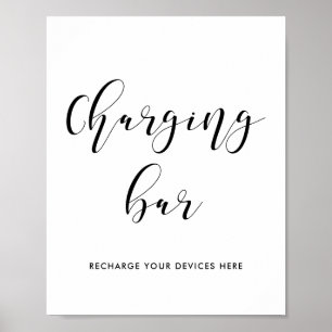 Affiche Panneau mariage de barre de tarification