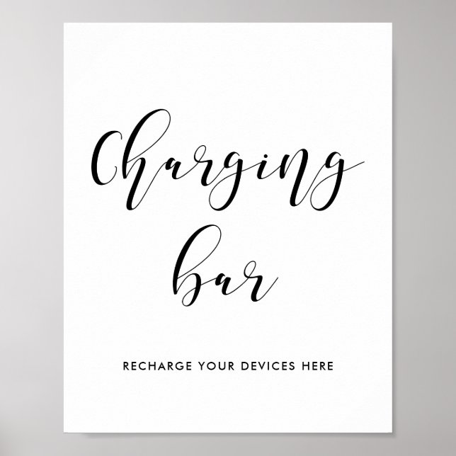 Affiche Panneau mariage de barre de tarification (Devant)
