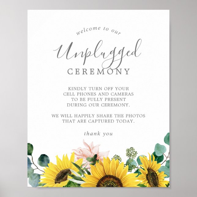 Affiche Panneau Mariage de la cérémonie de débranchement d (Devant)
