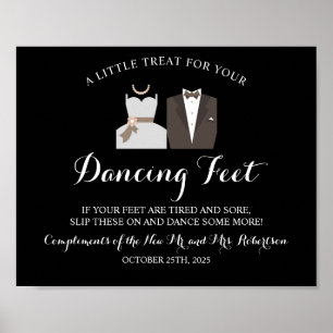 Affiche Panneau Mariage Pied Pied Pied Pied Pied Pied Flop