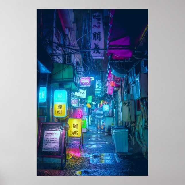 Affiche Panneau Neo Tokyo Neon Overload (Devant)