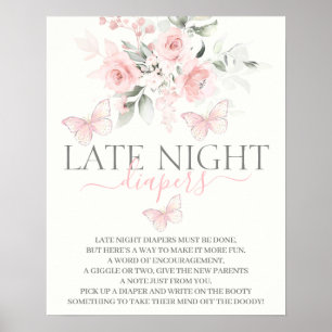 Affiche Panneau papillon Diapeurs nocturnes