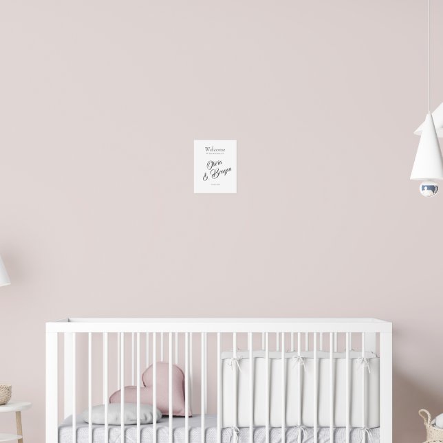 Affiche Panneau personnalisé - Décor personnalisé de l'évé (Pépinière 2)