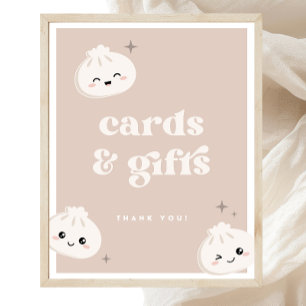 Affiche Panneau Petite Bao Dim Sum Cartes & Cadeaux