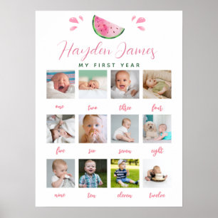 Affiche Panneau photo Première année de Watermelon