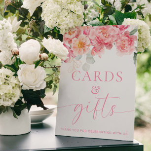Affiche Panneau Piper Peony Floral Cartes et Cadeaux