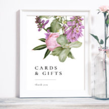 Panneau pour cartes et cadeaux de fête prénuptiale