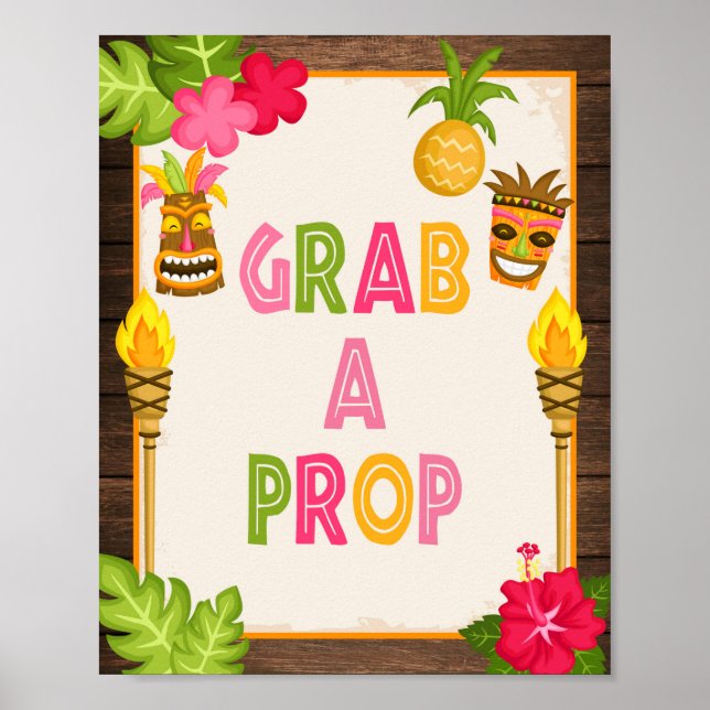 Affiche Panneau Prop Luau Grab (Devant)
