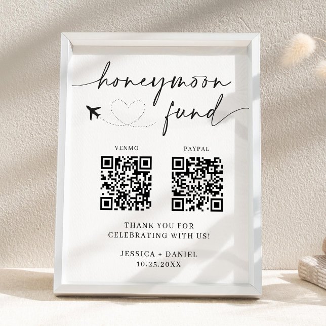 Affiche Panneau QR Code pour la Caisse de Lune de Miel – R (Créateur téléchargé)