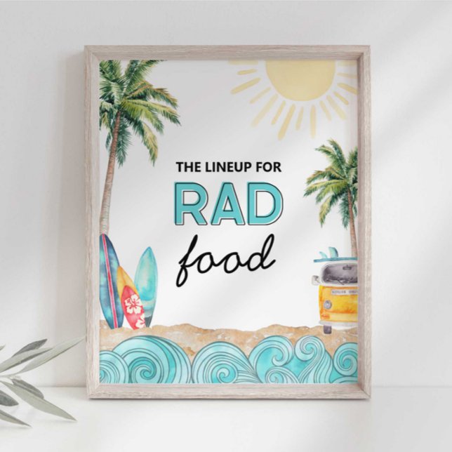 Affiche Panneau Rad Food Party (Créateur téléchargé)