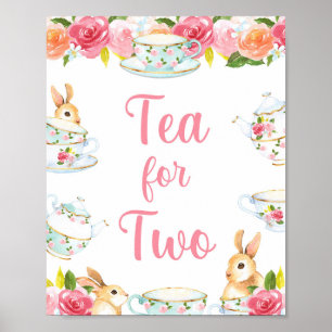 Affiche Panneau Tea for Two 2nd Bird Tea Party