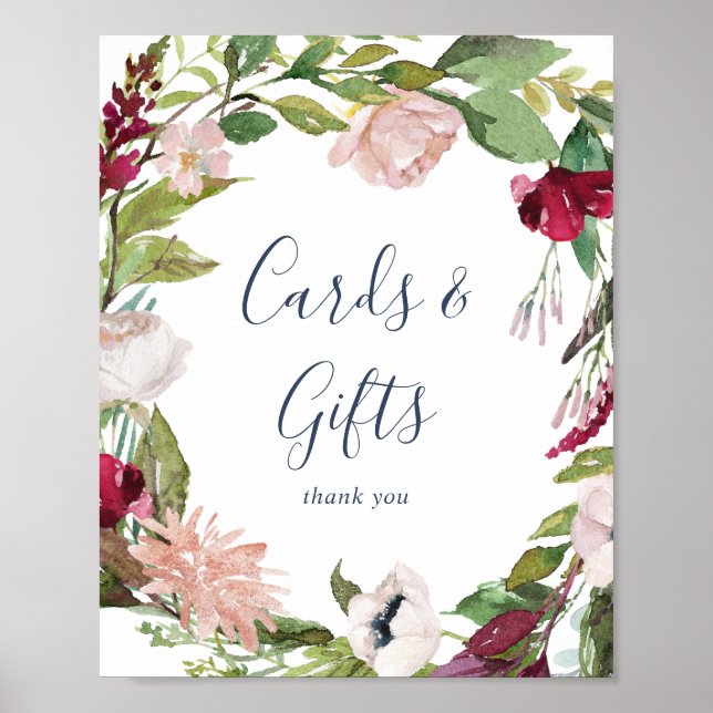 Affiche Panneau Tropical Breeze Cartes et Cadeaux (Devant)