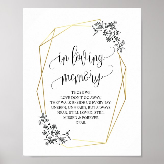 Affiche Panneaux commémoratifs géométriques modernes en so (Devant)