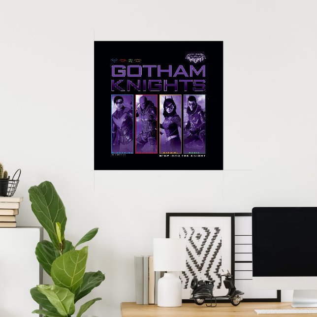 Affiche Panneaux de héros Gotham Knights (Bureau à domicile)