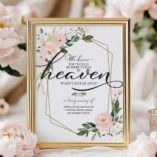 Affiche panneaux de mariage à la mémoire aimante
