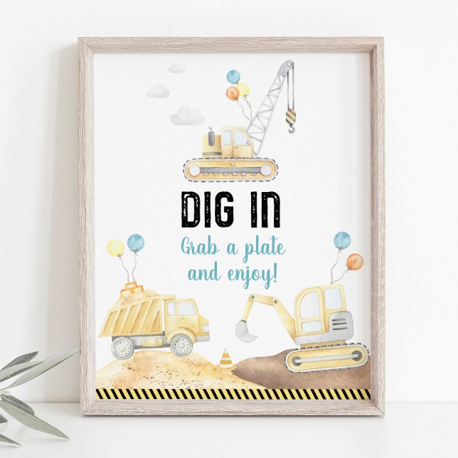 Affiche Panneaux de nourriture d'anniversaire pour camions (Créateur téléchargé)