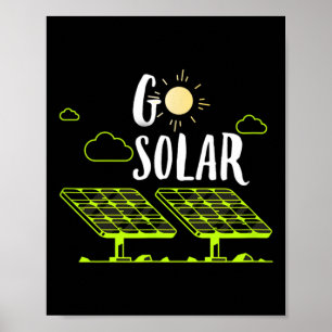 Affiche Panneaux solaires énergie solaire Aller Solaire Fu