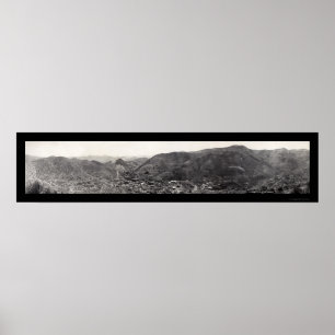 Affiche Panorama de Bisbee AZ Photo 1909