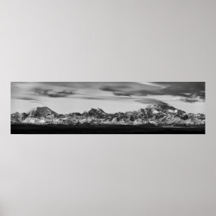 Affiche Panorama de chaîne d'Alaska
