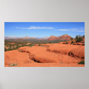 Affiche Panorama de la vallée de Sedona