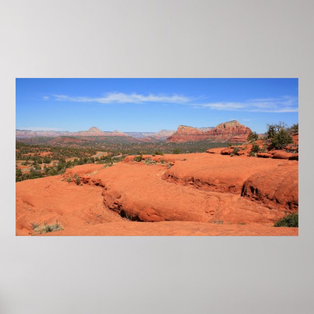 Affiche Panorama de la vallée de Sedona (Devant)