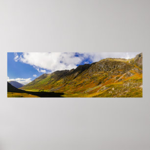 Affiche Panorama de l'affiche des Highlands écossais