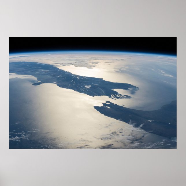 Affiche Panorama depuis l'espace Highlights Cook Strait (Devant)
