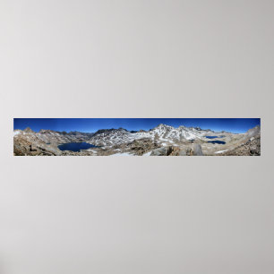 Affiche Panorama du col Muir d'en haut - Sentier John Muir
