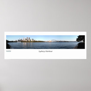 Affiche Panorama du port de Sydney