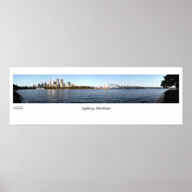 Affiche Panorama du port de Sydney (Devant)