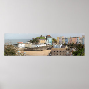 Affiche Panorama du port de Tenby