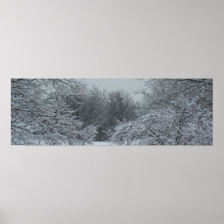 Affiche Panorama hivernal
