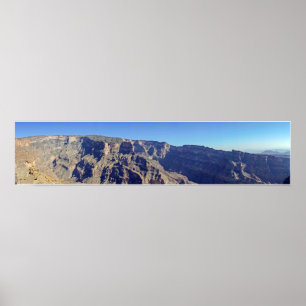 Affiche Panoramique de Jebel Shams - Sultanat d'Oman