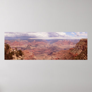 Affiche panoramique du Grand Canyon